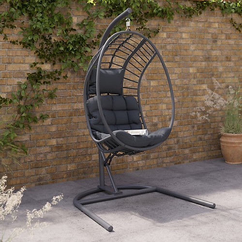 Maeria dark grey hanging egg - maeria,