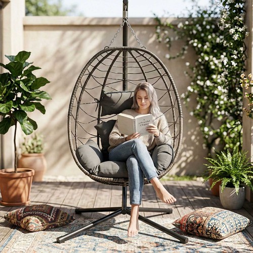 Hanging egg chair - hanging,