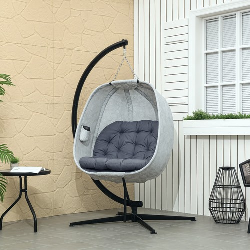 Outsunny hanging egg chair - outsunny,